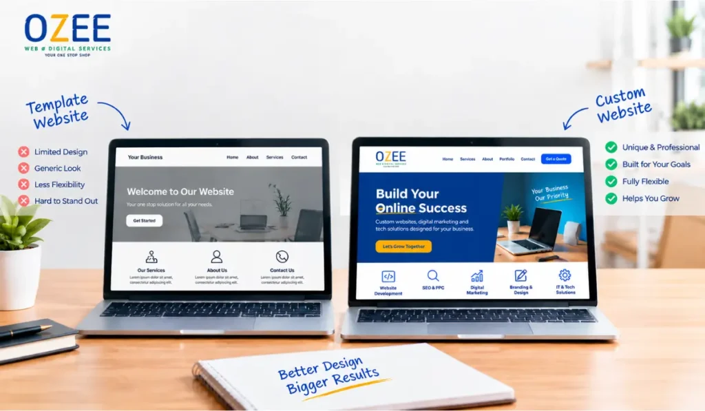 Why Every Small Business Needs a Custom Website Instead of Website Templates