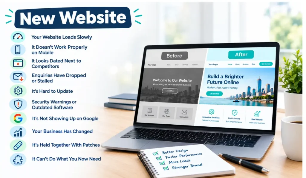 Website Redesign Checklist 10 Signs It’s Time for a New Website